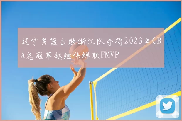 辽宁男篮击败浙江队夺得2023年CBA总冠军赵继伟蝉联FMVP